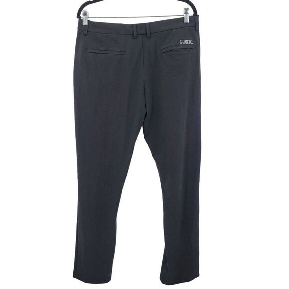 MSX Michael Strahan Black 4-Way Stretch Pants L Quick Dry Drawstring Activewear - Picture 2 of 11